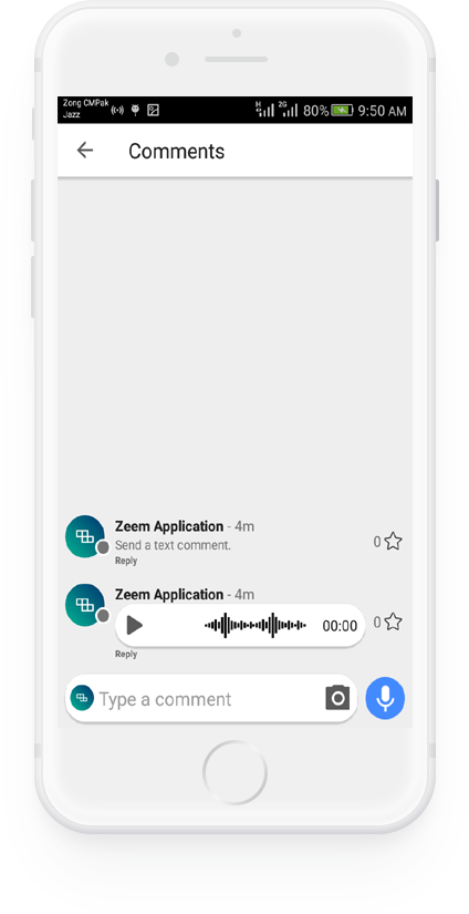 zeem audio comments